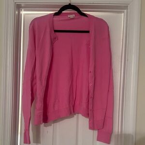 J. Crew Bright Pink Women's Cardigan